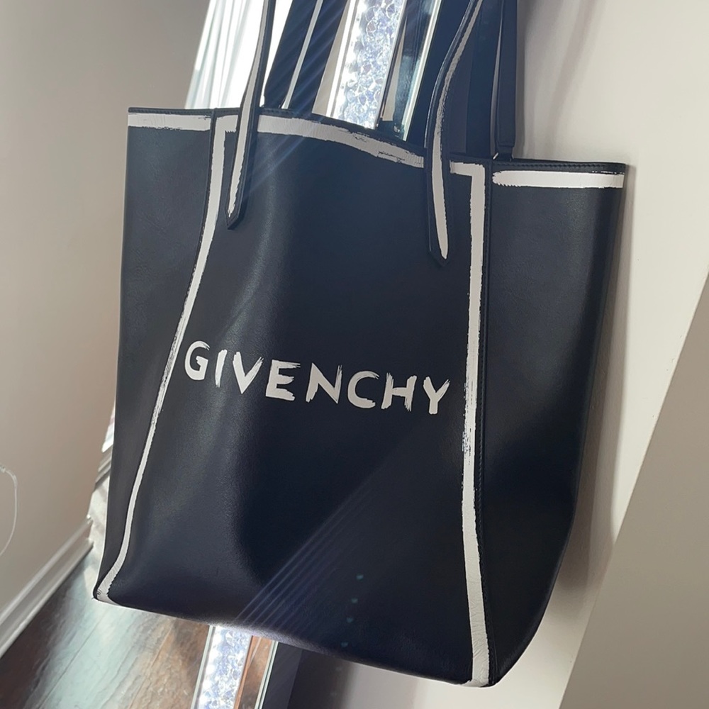 Givenchy Stargate Black Leather Tote